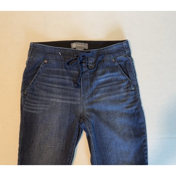 Democracy High Rise Elastic Waist Womens Jeans Pull On Sz 4 Cotton & Spandex - Picture 2 of 14